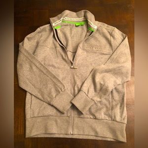 Hugo Boss Skaz Grey Zip-up Sweatshirt Jacket - new without tags